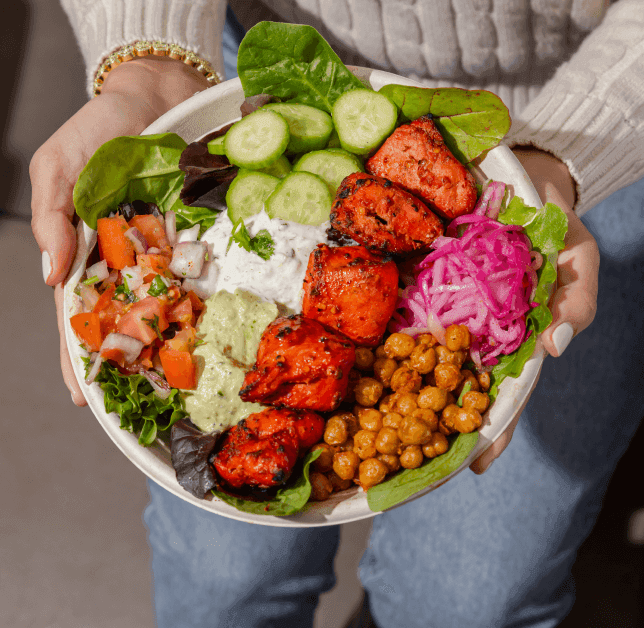 Kabob platters and Afghan specialties at Naan Kabob