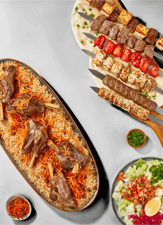 Party catering buffet spread by Naan Kabob Mississauga -weddings and corporate events
