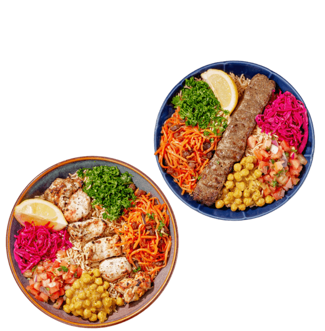 Naan Kabob dishes