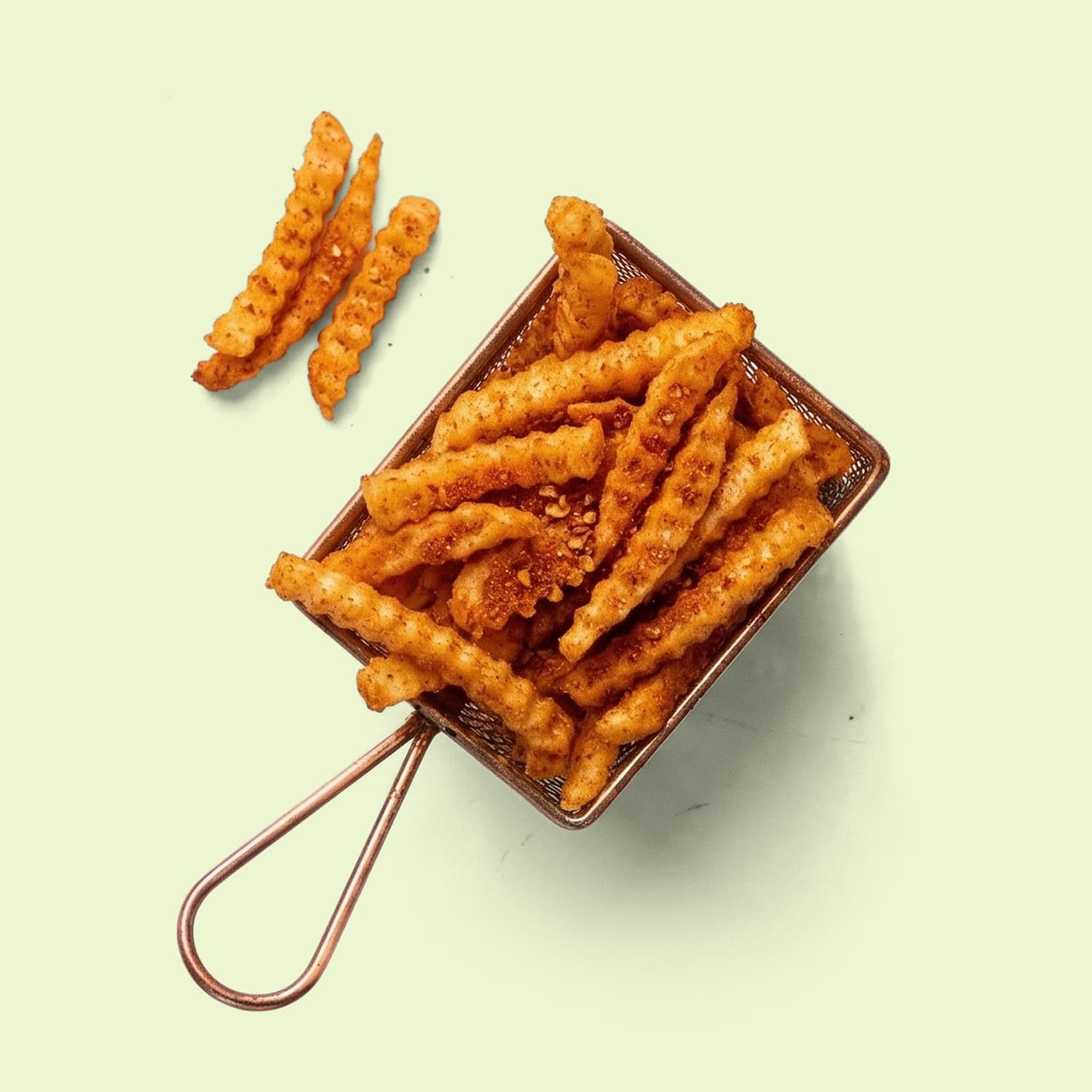 Spicy masala Crinkle fries